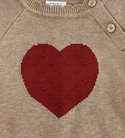 Blouse Hust and Claire - Tricoté - HCPusle - Heart - Biscuit Blouse Hust and Claire - Tricoté - HCPusle - Heart - Biscuit