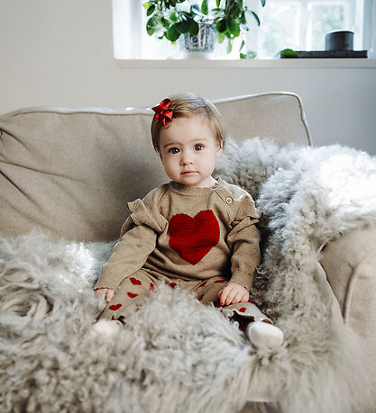 Blouse Hust and Claire - Tricoté - HCPusle - Heart - Biscuit Blouse Hust and Claire - Tricoté - HCPusle - Heart - Biscuit