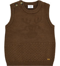 Hust and Claire Vest - Gebreid - HCPerry - Eland - Brown Stone