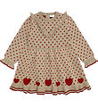 Hust and Claire Dress - Knitted - HCKarina - Hearts - Biscuit
