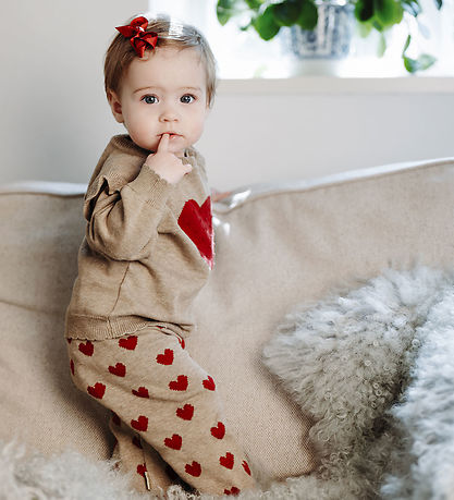 Hust and Claire Trousers - Knitted - HCLisa - Biscuit