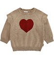 Hust and Claire Genser - Strikk - HCPippa - Heart - Kjeks