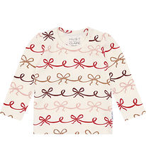 Hust and Claire Blouse - Rib - HCAmma - Bow - Sugar Hust and Claire Blouse - Rib - HCAmma - Bow - Sugar