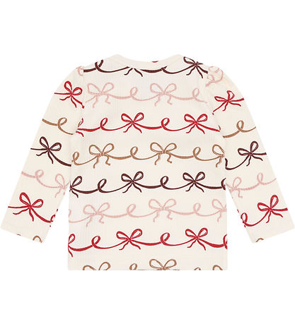 Hust and Claire Blouse - Rib - HCAmma - Bow - Sugar