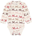 Hust and Claire Bodysuit l/s - Rib - HCBritt - Bow - Sugar Hust and Claire Bodysuit l/s - Rib - HCBritt - Bow - Sugar