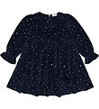 Hust and Claire Kleid - Velours - HCDonna - Mehr Navy m. Gold Hj