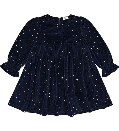 Robe - velours Hust and Claire - HCDonna - Plus Marine av. Or Sa Robe - velours Hust and Claire - HCDonna - Plus Marine av. Or Sa