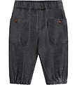 Hust and Claire Hosen - HCTue - Fischgrätmuster - Grey Mischung