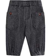 Hust and Claire Trousers - HCTue - Herringbone - Grey Blend