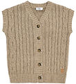 Hust and Claire Waistcoat - HCPrinco - Cable - Biscuit