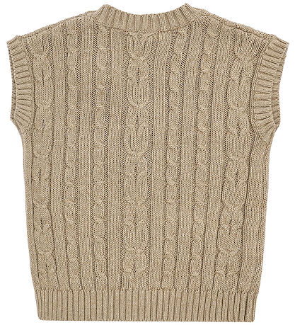 Hust and Claire Waistcoat - HCPrinco - Cable - Biscuit Hust and Claire Waistcoat - HCPrinco - Cable - Biscuit