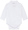 Hust and Claire Bodysuit l/s - HCBasil - Solid - White
