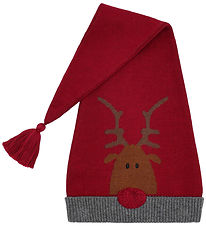 Hust and Claire Christmas Hat - HCFiliz - Nose - Teaberry