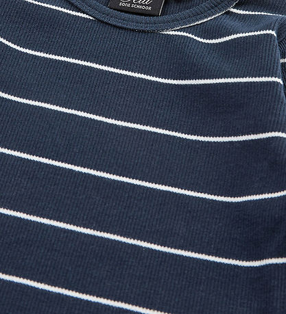 Sofie Schnoor 블라우스 - 갈비뼈 - 진한 파란색 Sofie Schnoor 블라우스 - 갈비뼈 - 진한 파란색