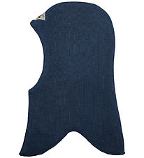 Racing Kids Balaclava - Wool/Cotton - 2-layer - Ocean Blue