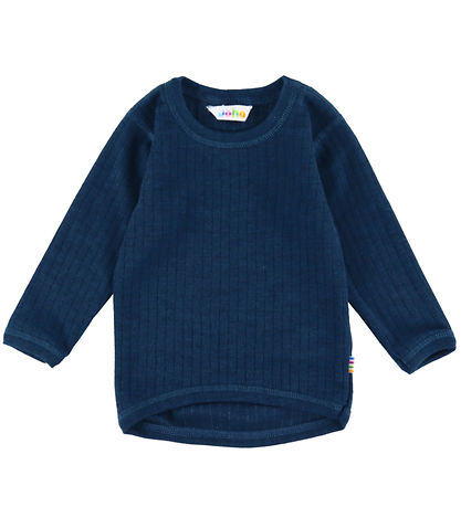 Joha Blouse - Wool - Rib - Dark Turquoise