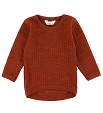 Joha Blouse - Wool - Rib - Rust