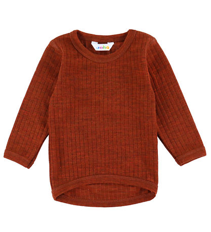 Joha Blouse - Wool - Rib - Rust