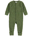 Joha Nightsuit - Wool - Rib - Dark Olive