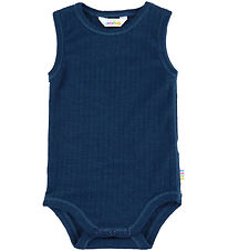 Joha Bodysuit Sleeveless - Wool - Rib - Dark Turquoise Joha Bodysuit Sleeveless - Wool - Rib - Dark Turquoise