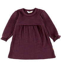 Joha Dress - Wool - Rib - Plum