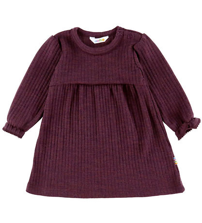 Joha Dress - Wool - Rib - Plum