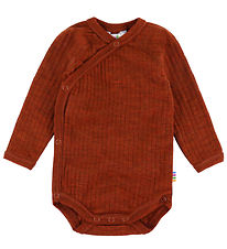 body croisé m/l Joha - Laine - Rib - Rust