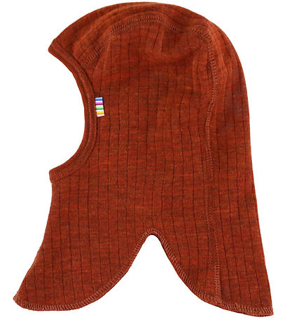 Joha Balaclava - Wool - Rib - 2-layer - Rust Joha Balaclava - Wool - Rib - 2-layer - Rust