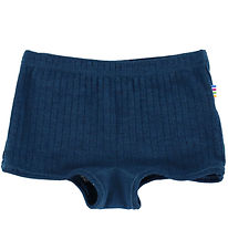 Joha Hipsters - Wool - Rib - Dark Turquoise