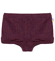 Joha Hipsters - Wool - Rib - Plum