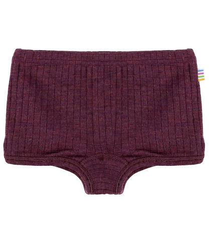 Joha Hipsters - Wool - Rib - Plum