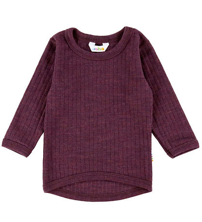 Joha Blouse - Wool - Rib - Plum Joha Blouse - Wool - Rib - Plum