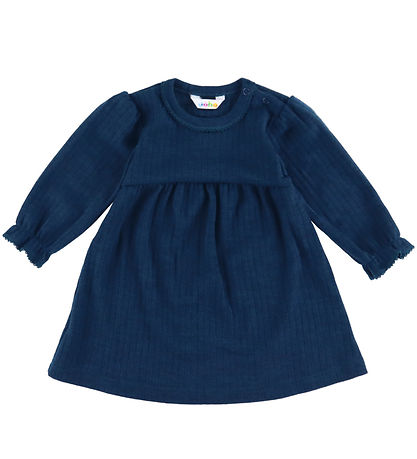Joha Dress - Wool - Rib - Dark Turquoise