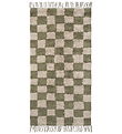 Ferm Living Rug -Mara - Elm Green/Warm Sand