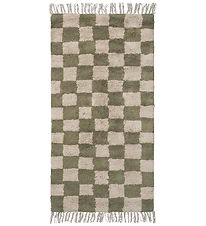 Ferm Living Rug -Mara - Elm Green/Warm Sand