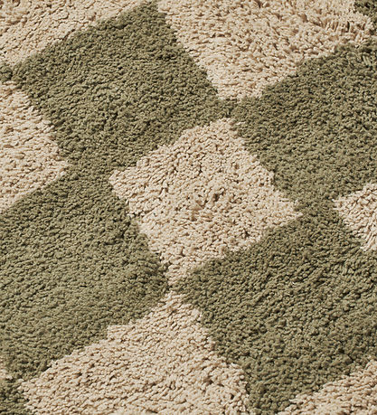 Ferm Living Rug -Mara - Elm Green/Warm Sand
