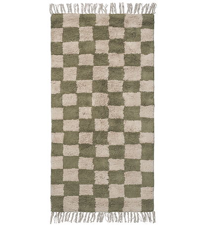 Ferm Living Rug -Mara - Elm Green/Warm Sand