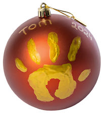 Tiny Love Christmas Ornaments - Red