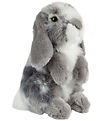 Living Nature Soft Toy - Sitting Rabbit - Grey