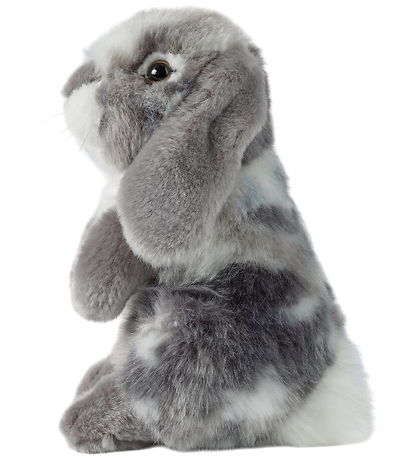 Living Nature Soft Toy - Sitting Rabbit - Grey