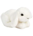 Peluche Living Nature - 18x10 cm - Lapin - Blanc
