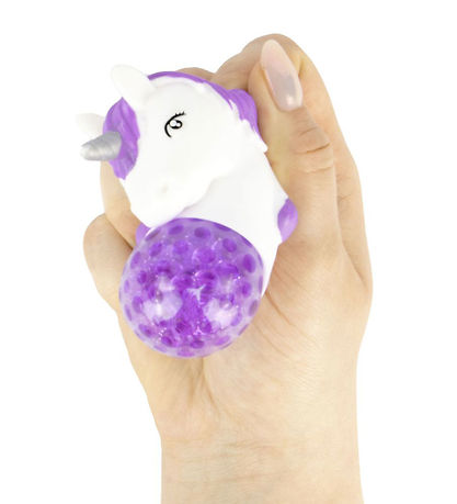 Keycraft Toys - Unicorn Bead Balls - Assorted - Blue/Purple/L Keycraft Toys - Unicorn Bead Balls - Assorted - Blue/Purple/L