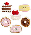 Living Nature Clip op Knuffel - Dessert - Assorti Living Nature Clip op Knuffel - Dessert - Assorti