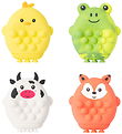 Keycraft Toys - Pop Farm Animals - Assorted - Yellow/Green/Red/ Keycraft Toys - Pop Farm Animals - Assorted - Yellow/Green/Red/