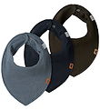 Name It Bibs - Rib - 3-Pack - NbmYasim - Flint Stone/Navy