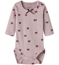 Name It Bodysuit l/s - NbfRibbea - Keeosake Lilac