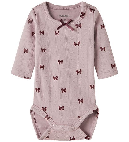 Name It Bodysuit l/s - NbfRibbea - Keeosake Lilac