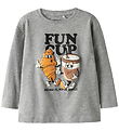 Name It Blouse - NmmRasmus - Grey Melange Name It Blouse - NmmRasmus - Grey Melange