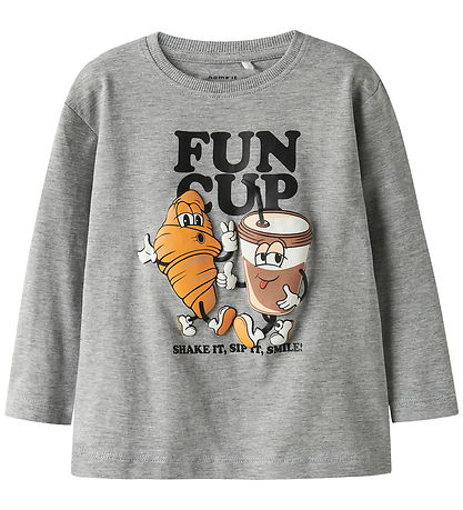 Blouse Name It - NmmRasmus - Grey Melange Blouse Name It - NmmRasmus - Grey Melange