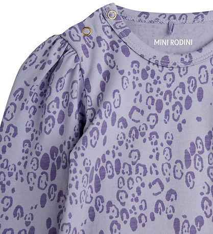 Mini Rodini Body I/e - Leopard - AOP - Purple